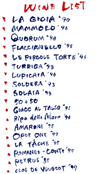 WINE LIST